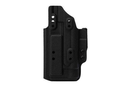 LAS Concealment Saya 2.0 Holster for GLOCK 17/19 with X300U is a right hand oriented holster.